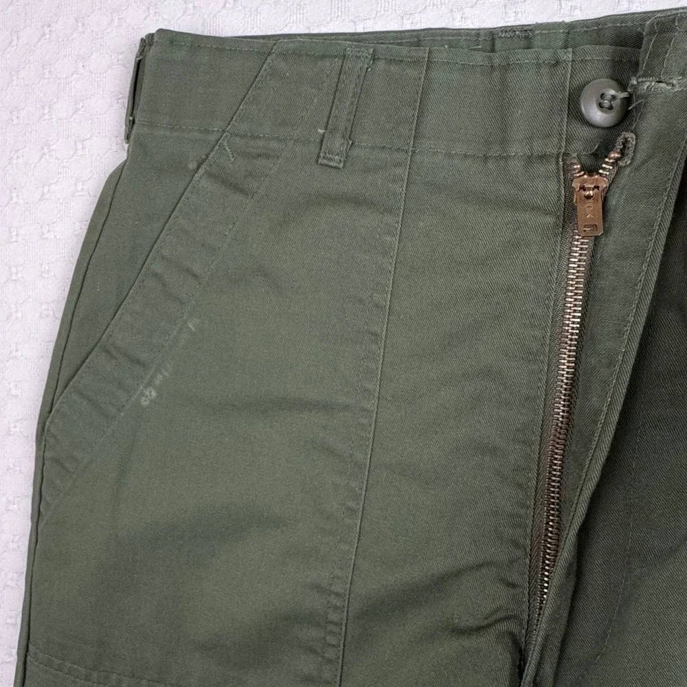 Vintage US Army OG-507 Military Fatigue Trousers Utility Mens 30x31 (fit 28x26)